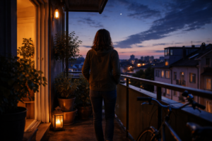 Kurz raus gehen als Teil deiner Abenroutine