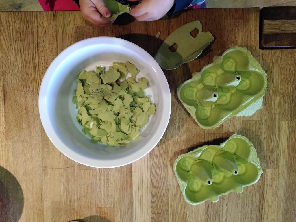 Samenpapier selber machen, Nervensystem beruhigen, Basteln Natur